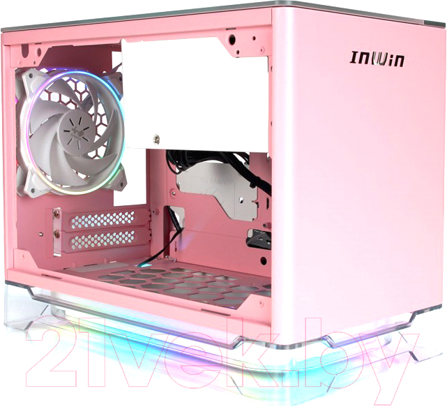 Корпус для компьютера In Win CF08A A1 Plus 650W / IW-A1PLUS-PINK (розовый)