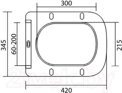 Сиденье для унитаза BelBagno BB3105SC