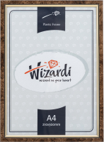 Рамка Wizardi Пластиковая со стеклом 21x30 / R137/244 - 