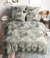 

Комплект постельного белья Ночь нежна, Зайка моя Бязь 2сп. Евро 70x70 / 9890-1