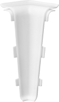 Уголок для плинтуса Arbiton Indo 40 Белый Матовый (2шт, внутренний, флоупак) - 