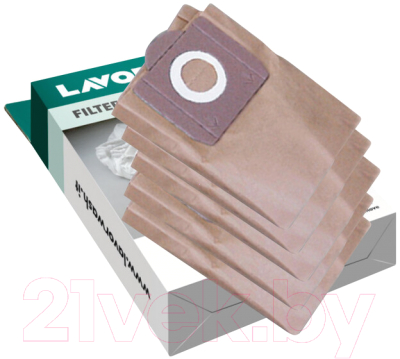 Комплект пылесборников для пылесоса Lavor VAC 20S / 5.212.0140 (5шт)