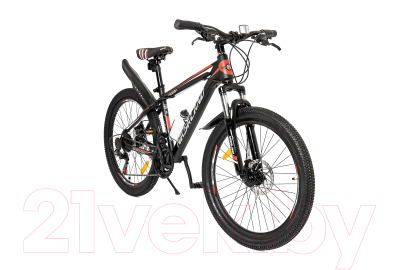 Велосипед Nasaland 4023M-R 24 (рама 15, черный/красный)