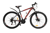 Велосипед Nasaland 29M031 C-T21-R 29 (рама 21, черный/красный) - 