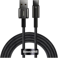 

Кабель Baseus, Tungsten Gold Fast Charging Data Cable USB To Type-C / CATWJ-C01