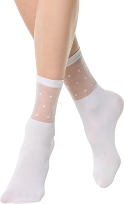 Носки Conte Elegant Fantasy (р.23-25, bianco) - 