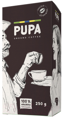 Кофе молотый PUPA Classic 100% Арабика (250г, коробка)