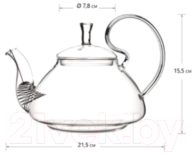 Заварочный чайник Hejian City Ландыш / E-018A