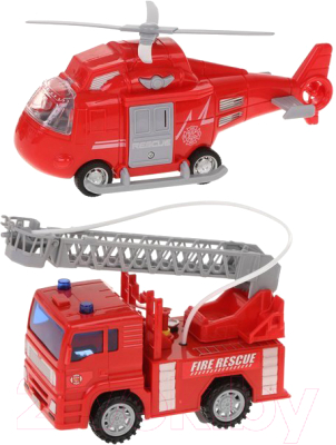 Набор игрушечной техники Наша игрушка Пожарный / 661-09