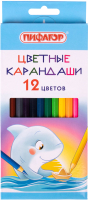 

Набор цветных карандашей Пифагор, Веселые акулята / 181816
