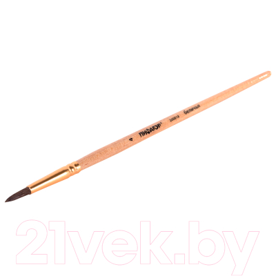 Кисть для рисования Пифагор Беличья №4 / 200818 (круглая)