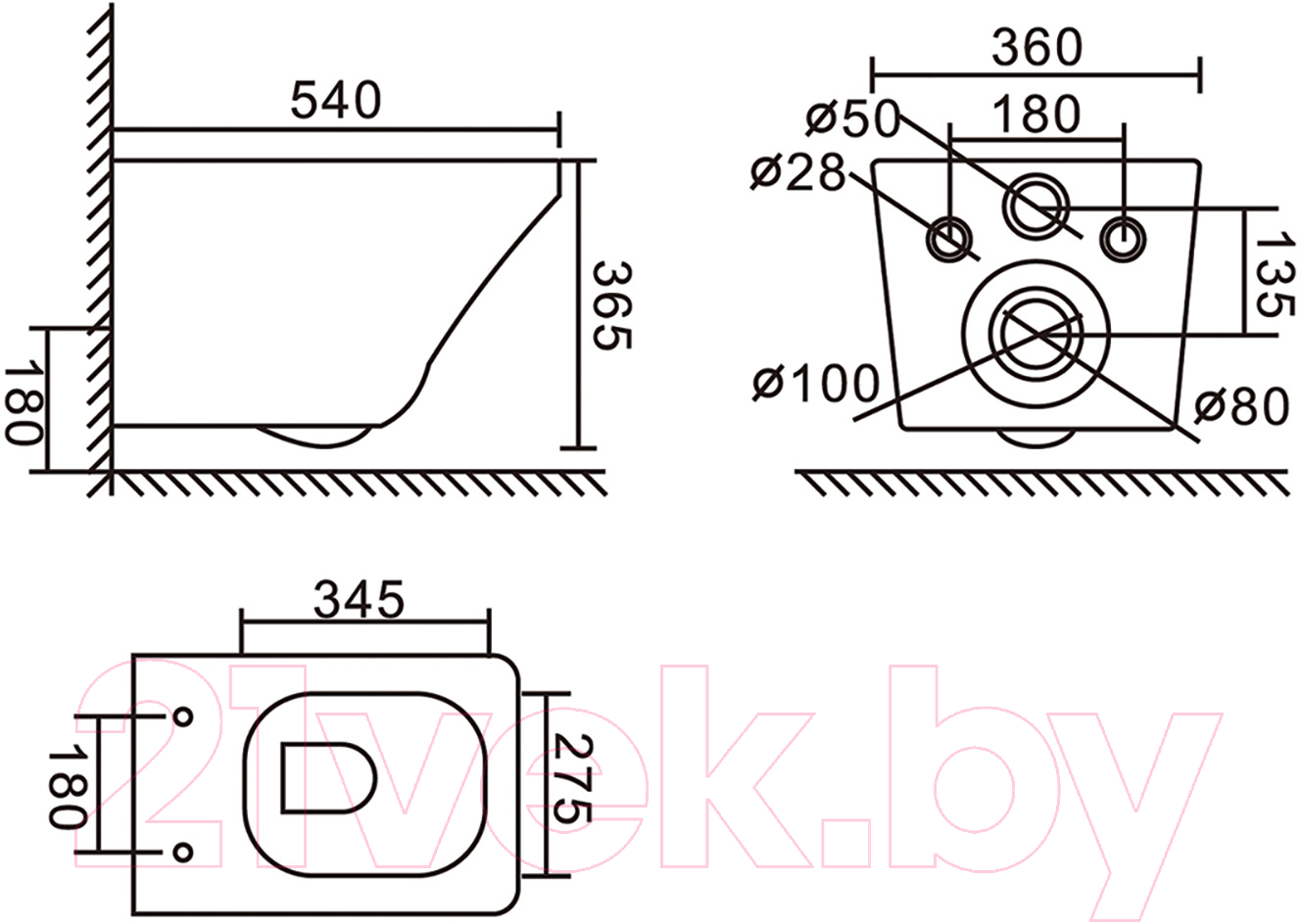 Унитаз подвесной BelBagno BB3201CHR