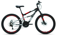 Детский велосипед Forward Altair MTB FS 20 D 2022 / RBK22AL20047 (черный/красный) - 