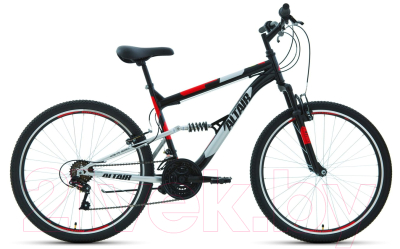 Велосипед Altair Altair MTB FS 26 1.0 D 2022 / RBK22AL26057 (черный/красный)