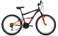 Велосипед Forward Altair 26 1.0 D 2022 / RBK22AL26064 (темно-серый/оранжевый) - 