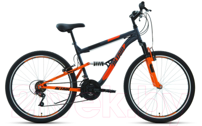 Велосипед Altair Altair 26 1.0 D 2022 / RBK22AL26064 (темно-серый/оранжевый)