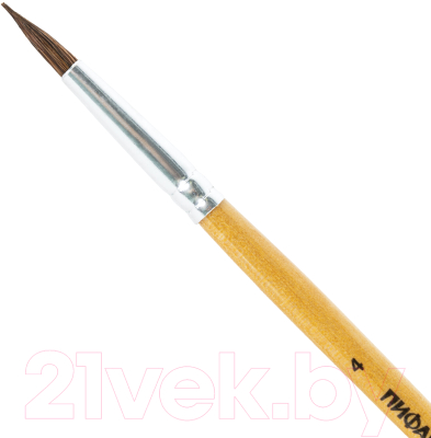 Изображение товара Кисть для рисования Пифагор №4 / 200833 (круглая)