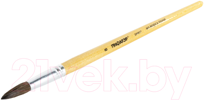 Изображение товара Кисть для рисования Пифагор №8 / 200837 (круглая)