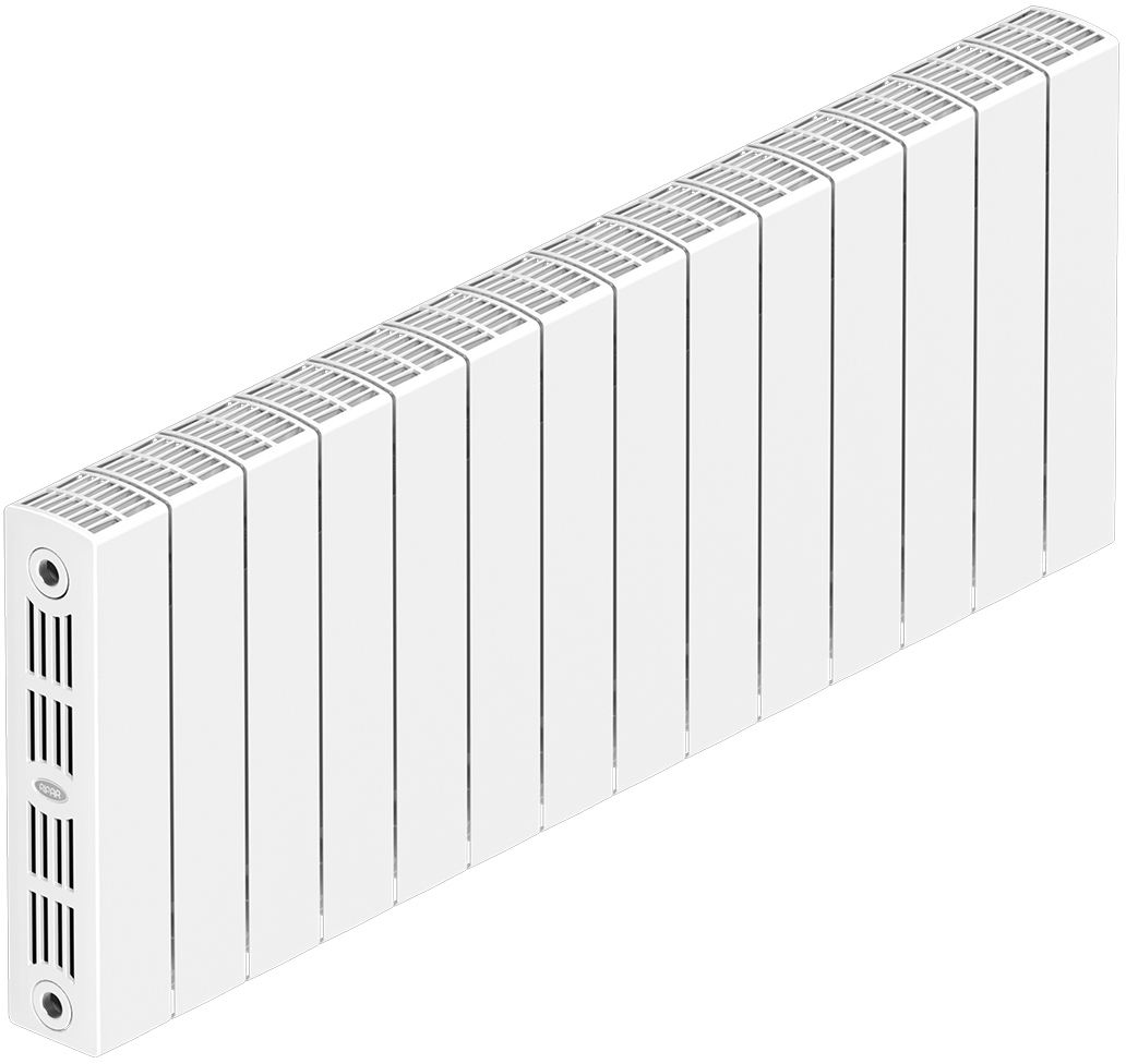 Радиатор биметаллический Rifar SupreMO 350 (14 секций, белый)