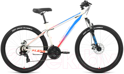 Велосипед Forward Flash 26 2.0 D 2022 / RBK22FW26668 (белый/голубой)