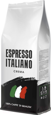 Кофе в зернах Espresso Italiano Crema 70% Арабика, 30% Робуста (1кг)