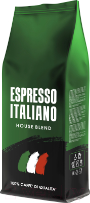 Кофе в зернах Espresso Italiano House Blend 100% Арабика (1кг)