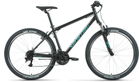 Велосипед Forward Sporting 27.5 1.2 2022 / RBK22FW27833 (черный/бирюзовый) - 