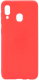 Чехол-накладка Case Matte для Galaxy A20 (красный) - 