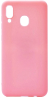 Чехол-накладка Case Matte для Galaxy A20 (розовый) - 