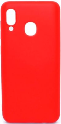 Чехол-накладка Case Matte для Galaxy A30 (красный)