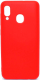 Чехол-накладка Case Matte для Galaxy A30 (красный) - 