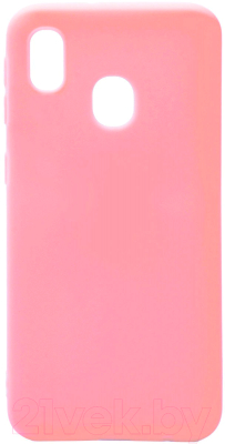 Чехол-накладка Case Matte для Galaxy A40 (розовый)