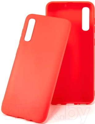 Чехол-накладка Case Matte для Galaxy A50 (красный)