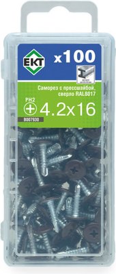 

Саморез, С прессшайбой 4.2x16 сверло / B007930
