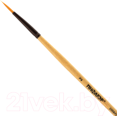 Изображение товара Кисть для рисования Пифагор Синтетика №2 / 200842 (круглая)
