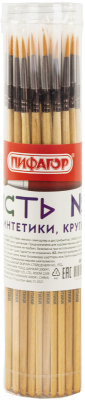 Изображение товара Кисть для рисования Пифагор Синтетика №2 / 200842 (круглая)