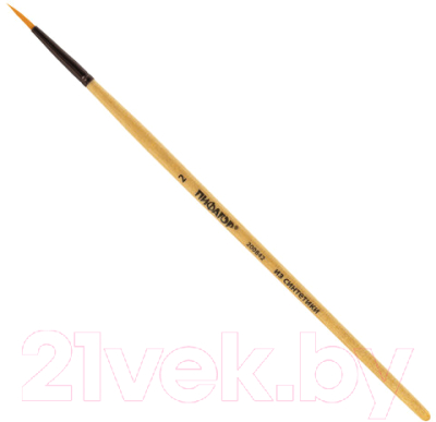 Изображение товара Кисть для рисования Пифагор Синтетика №2 / 200842 (круглая)