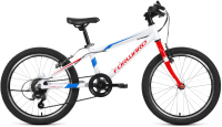 Велосипед Forward Rise 20 2.0 2022 / RBK22FW20793 (белый/красный) - 