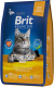 Сухой корм для кошек Brit Premium Cat Sterilized Duck & Chicken / 5049837 (8кг) - 