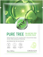 

Маска для лица тканевая Enough, Pure Tree Balancing Pro Calming Mask
