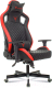 Миниатюра изображения товара Кресло геймерское Бюрократ Knight Outrider (черный/красный ромбик экокожа)