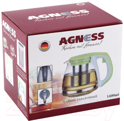 Заварочный чайник Agness 884-009