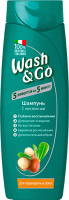 

Шампунь для волос Wash&Go, С маслом ши для поврежденных волос