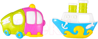Изображение товара Набор погремушек Жирафики Кораблик и грузовичок / 628916