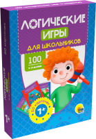 

Развивающие карточки, 100 Игр Логические игры для школьников / 171641