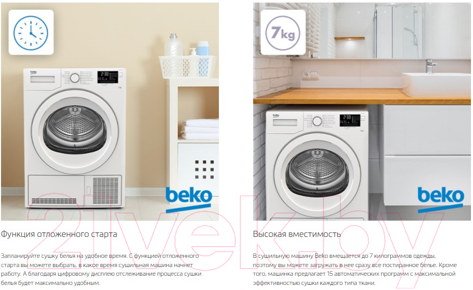 Сушильная машина Beko DF7439SXUV