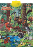 Развивающий плакат Наша игрушка Лесные животные / 636227 - 