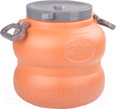 Бак пластиковый Альтернатива Байкал / М7597 (оранжевый/серый)