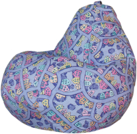 

Бескаркасное кресло DreamBag, Домики / 5003721