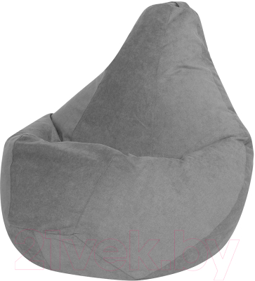Бескаркасное кресло DreamBag 5023321 (велюр, серый)